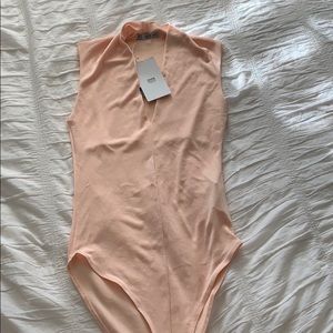 Zara peach bodysuit